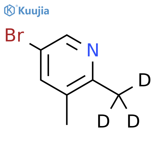 3-Bromo-5-methyl-6-(methyl-d3)-pyridine structure