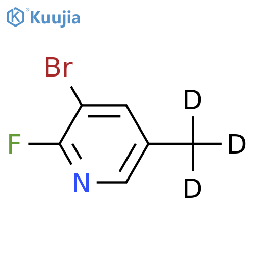 3-Bromo-2-fluoro-5-(methyl-d3)-pyridine structure