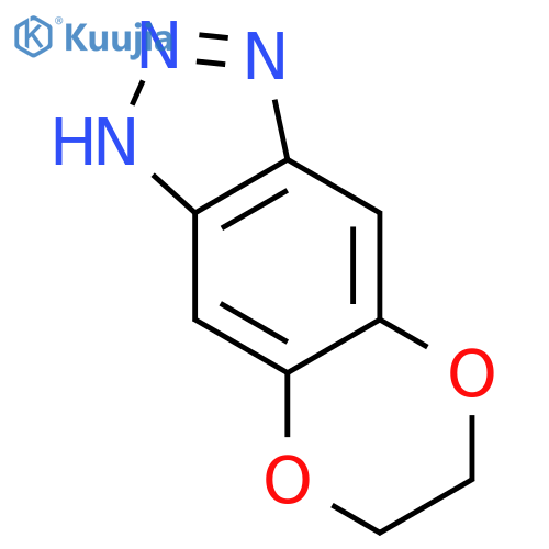 6,7-Dihydro-1H-1,4dioxino2,3-f1,2,3benzotriazole structure