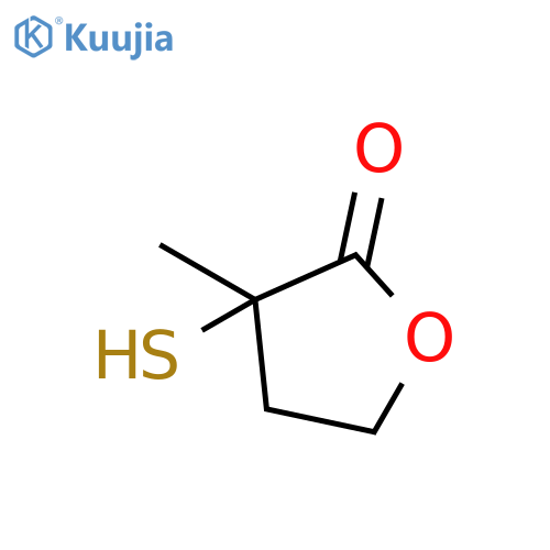 2(3H)-Furanone, dihydro-3-mercapto-3-methyl- structure
