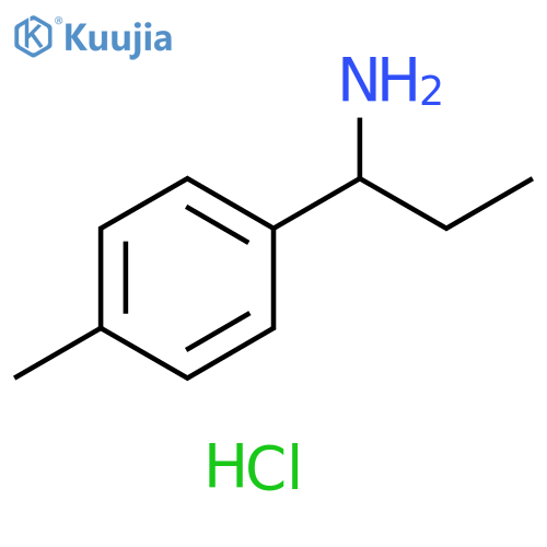 1-(4-Methylphenyl)propan-1-amine Hydrochloride structure