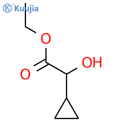 ethyl 2-cyclopropyl-2-hydroxy-acetate structure