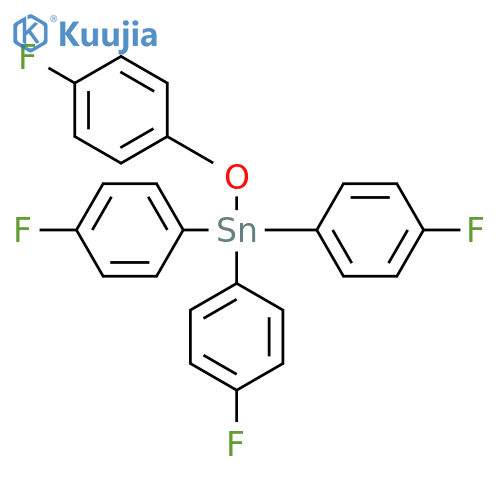 Stannane, (4-fluorophenoxy)tris(4-fluorophenyl)- structure