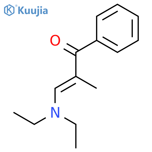 2-Propen-1-one, 3-(diethylamino)-2-methyl-1-phenyl-, (E)- structure