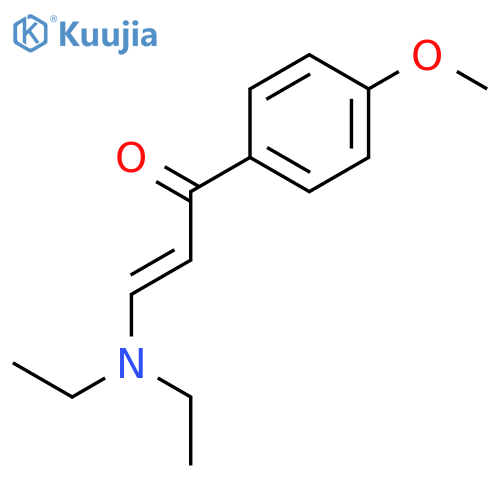 2-Propen-1-one, 3-(diethylamino)-1-(4-methoxyphenyl)-, (E)- structure
