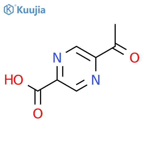5-Acetylpyrazine-2-carboxylic acid structure