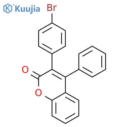 2H-1-Benzopyran-2-one, 3-(4-bromophenyl)-4-phenyl- structure