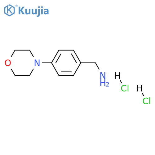 4-(4-Morpholinyl)benzylamine Dihydrochloride structure