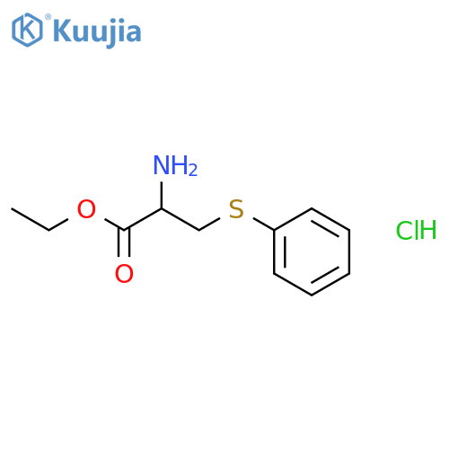 DL-Cysteine, S-phenyl-, ethyl ester, hydrochloride structure