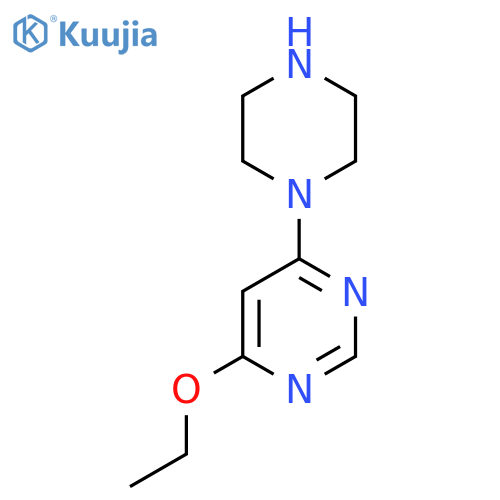 4-Ethoxy-6-(piperazin-1-yl)pyrimidine structure