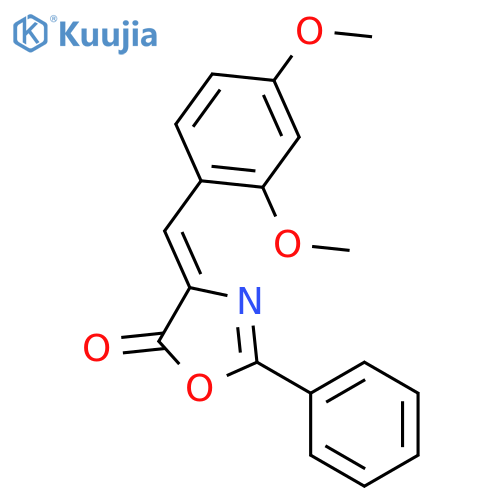 5(4H)-Oxazolone,4-[(2,4-dimethoxyphenyl)methylene]-2-phenyl- structure