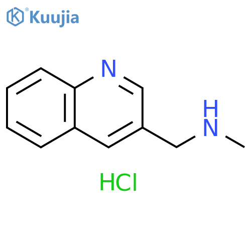 N-methyl-1-(3-quinolinyl)methanamine hydrochloride structure
