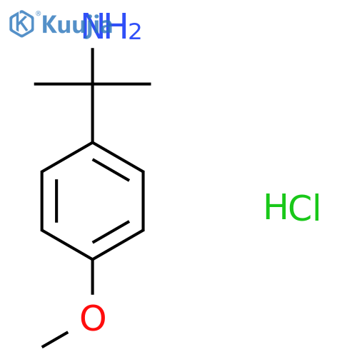 1-(4-Methoxyphenyl)-1-methylethylamine Hydrochloride structure