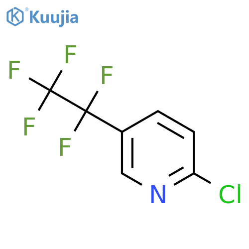 2-Chloro-5-(pentafluoroethyl)pyridine structure