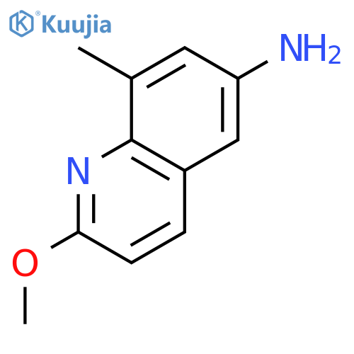6-Quinolinamine, 2-methoxy-8-methyl- structure