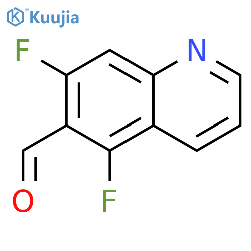 5,7-Difluoroquinoline-6-carbaldehyde structure