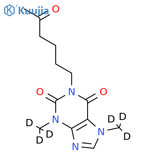 Pentoxifylline-d structure