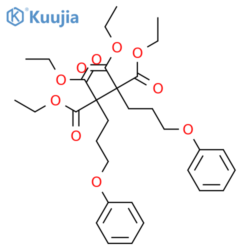 4,4,5,5-Octanetetracarboxylic acid, 1,8-diphenoxy-, tetraethyl ester structure