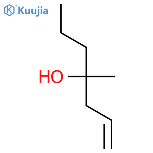 4-Methylhept-1-en-4-ol structure