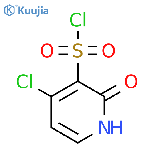 4-Chloro-2-hydroxypyridine-3-sulfonyl chloride structure
