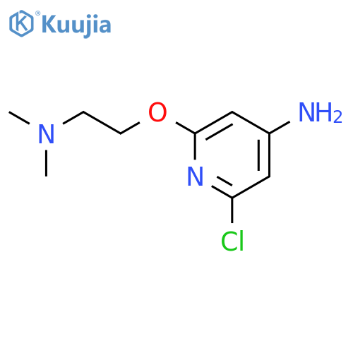 2-Chloro-6-(2-(dimethylamino)ethoxy)pyridin-4-amine structure
