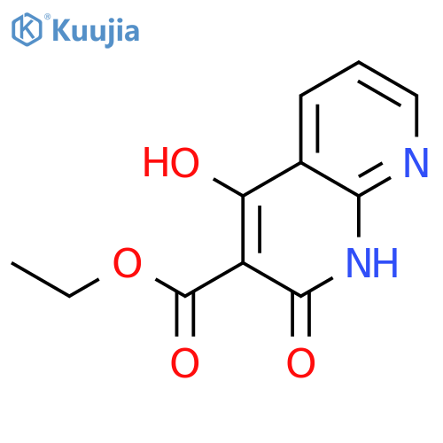 Ethyl 2,4-Dihydroxy-1,8-naphthyridine-3-carboxylate structure