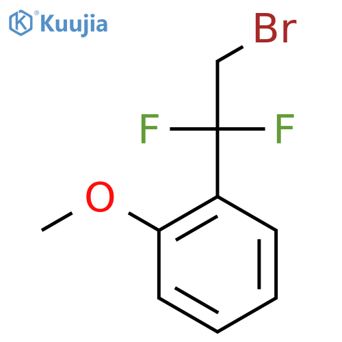 1-(2-Bromo-1,1-difluoroethyl)-2-methoxybenzene structure