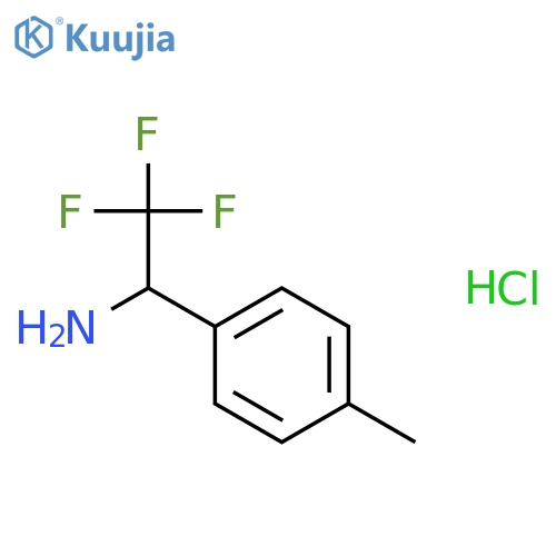 2,2,2-Trifluoro-1-(p-tolyl)ethanamine hydrochloride structure