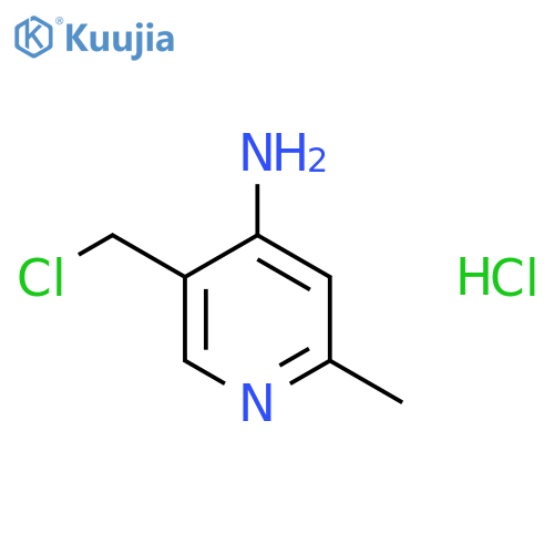 5-(Chloromethyl)-2-methylpyridin-4-amine hydrochloride structure