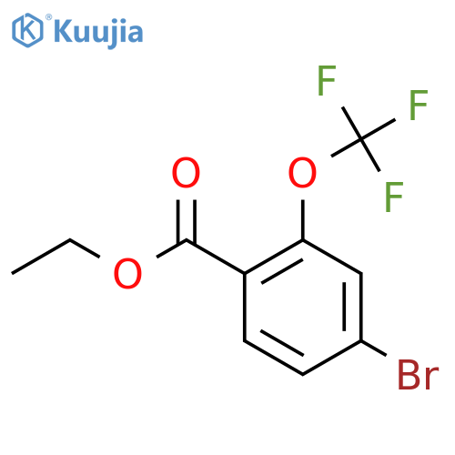 Ethyl 4-bromo-2-(trifluoromethoxy)benzoate structure