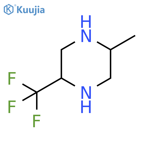 2-Methyl-5-(trifluoromethyl)piperazine(mixtureofcisandtransisomers) structure