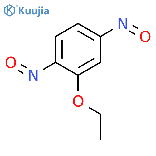 Benzene, 2-ethoxy-1,4-dinitroso- structure