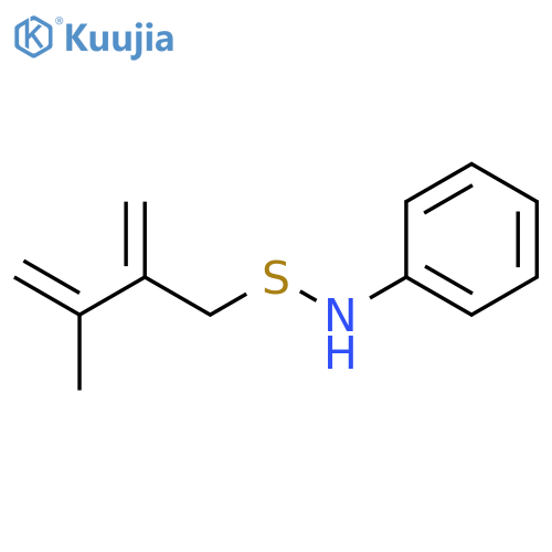 3-Butene-1-sulfenamide, 3-methyl-2-methylene-N-phenyl- structure
