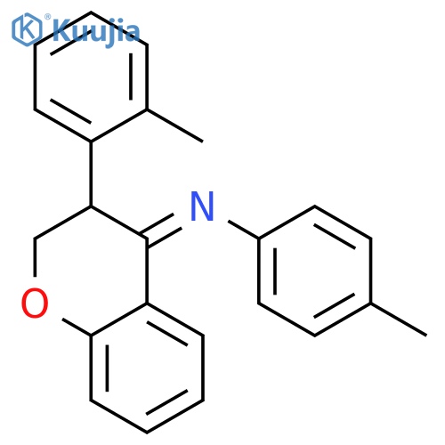 Methyl,[3,4-dihydro-4-[(4-methylphenyl)imino]-2H-1-benzopyran-3-yl]phenyl- structure