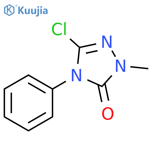 3-CHLORO-1-METHYL-4-PHENYL-4,5-DIHYDRO-1H-1,2,4-TRIAZOL-5-ONE structure