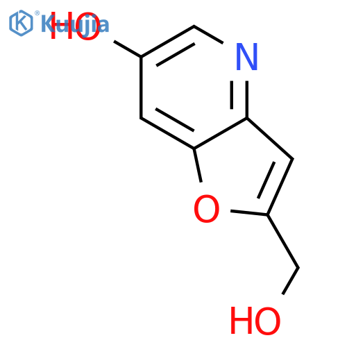 2-(Hydroxymethyl)furo3,2-bpyridin-6-ol structure