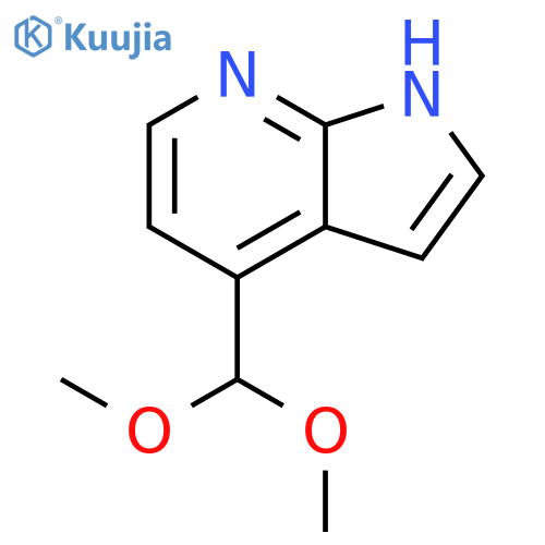 4-(Dimethoxymethyl)-1H-pyrrolo2,3-bpyridine structure