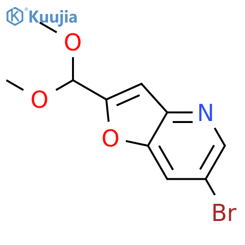 6-Bromo-2-(dimethoxymethyl)furo3,2-bpyridine structure