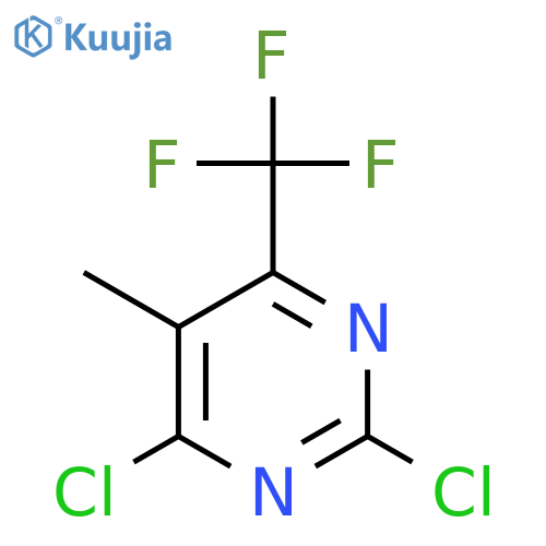 2,4-Dichloro-5-methyl-6-(trifluoromethyl)pyrimidine structure
