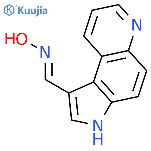 3H-Pyrrolo[3,2-f]quinoline-1-carboxaldehyde, oxime, (E)- structure