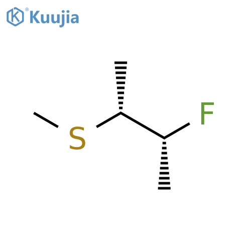 Butane, 2-fluoro-3-(methylthio)-, (R*,R*)-(±)- structure