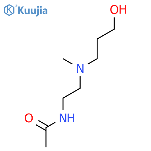 Acetamide, N-[2-[(3-hydroxypropyl)methylamino]ethyl]- structure