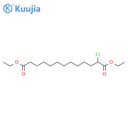 Tridecanedioic acid, 2-chloro-, diethyl ester structure