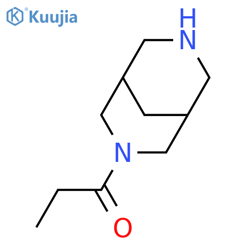 1-Propanone, 1-(3,7-diazabicyclo[3.3.1]non-3-yl)-  structure