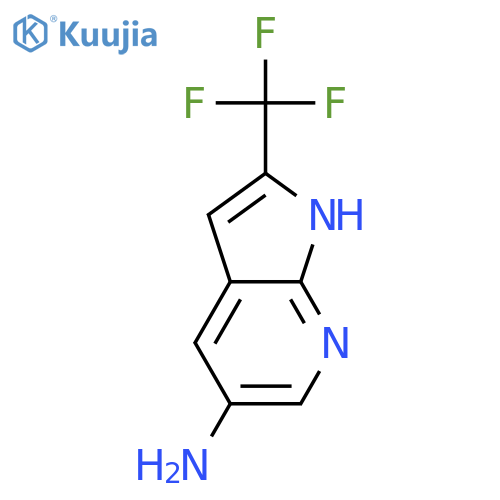 2-(Trifluoromethyl)-1H-pyrrolo[2,3-b]pyridin-5-amine structure