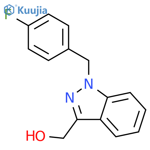 (1-(4-Fluorobenzyl)-1H-indazol-3-yl)methanol structure