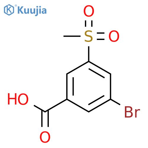 3-Bromo-5-(methylsulfonyl)benzoic Acid structure