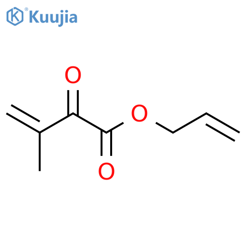 3-Butenoic acid, 3-methyl-2-oxo-, 2-propenyl ester structure