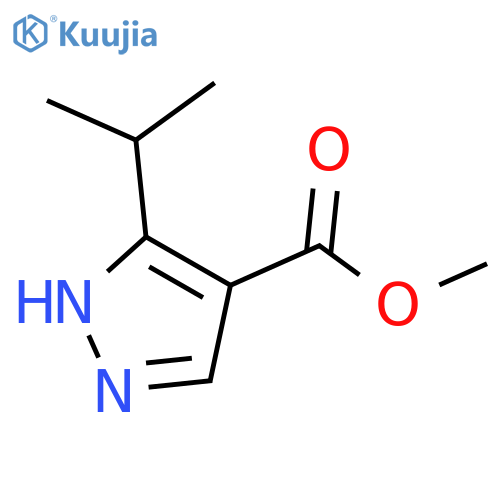 methyl 5-isopropyl-1H-pyrazole-4-carboxylate structure
