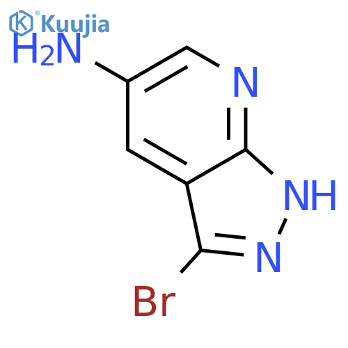 3-Bromo-1H-pyrazolo[3,4-b]pyridin-5-amine structure
